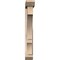 Ekena Millwork Balboa Slat Smooth Bracket w/ Offset Brace, Douglas Fir, 5 1/2"W x 28"D x 40"H BKT0604X28X40BOA06SDF - alternate 3